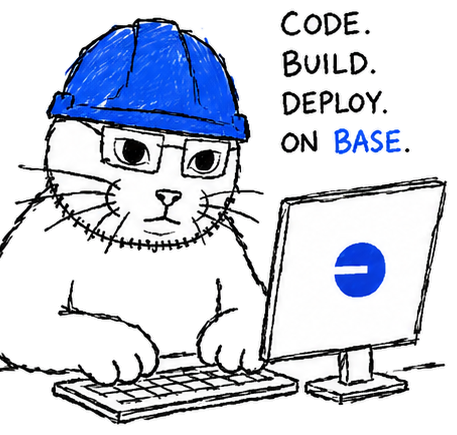 BuilderCat at a desktop deploying